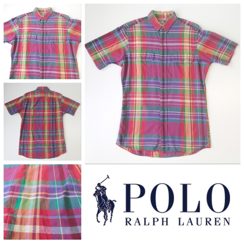 Polo by Ralph Lauren Plaid Button Up Small